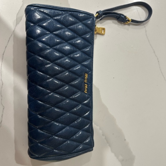 Miu Miu wristlet, original, gently worn, blue - Picture 2 of 9